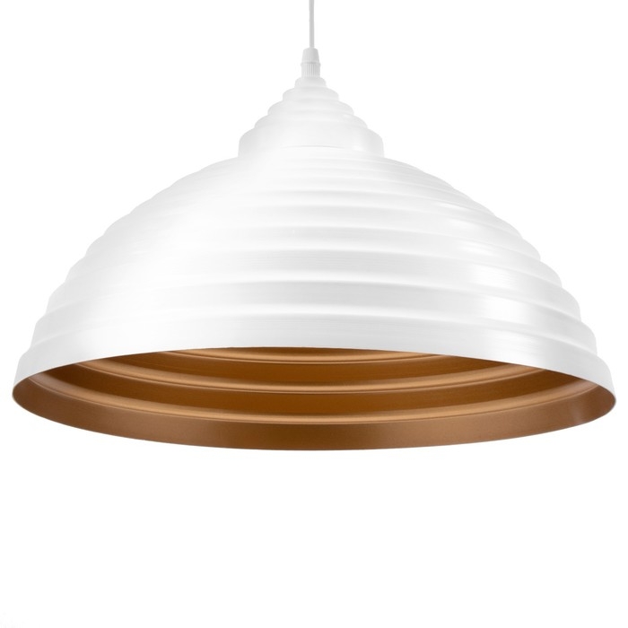 Светильник BayerLux Светильник BayerLux "Купол" 1x40Вт E27 бело-золотой 40х40х22-122 см