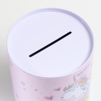 Копилка металл банка"Единорог на радуге" н-р 5 шт 7,5х10,5;8,5х11,5;9х12,5;10х14;13,5х16 см Копилка металл банка"Единорог на радуге" н-р 5 шт 7,5х10,5;8,5х11,5;9х12,5;10х14;13,5х16 см