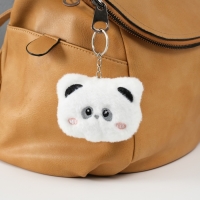 Пушистик на кольце "Белый мишка" пищалка 7х9х2,5 см Пушистик на кольце "Белый мишка" пищалка 7х9х2,5 см