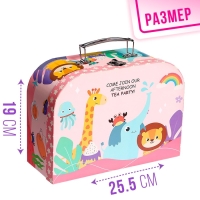 Набор металлической посуды &laquo;Единорожки&raquo;, 14 предметов, в чемодане