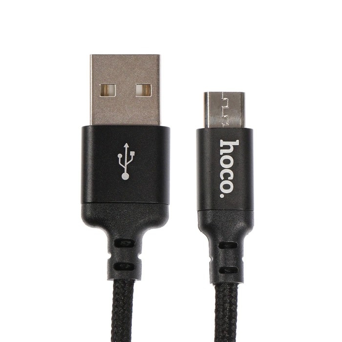 Кабель Hoco X14 Times Speed, microUSB - USB, 2 А, 1 м, черный Кабель Hoco X14 Times Speed, microUSB - USB, 2 А, 1 м, черный