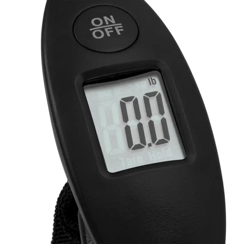 Дорожные весы Ponder, черные Дорожные весы Ponder, черные