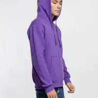 Толстовка на молнии с капюшоном Siverga Heavy 2.0, фиолетовая, размер 4XL