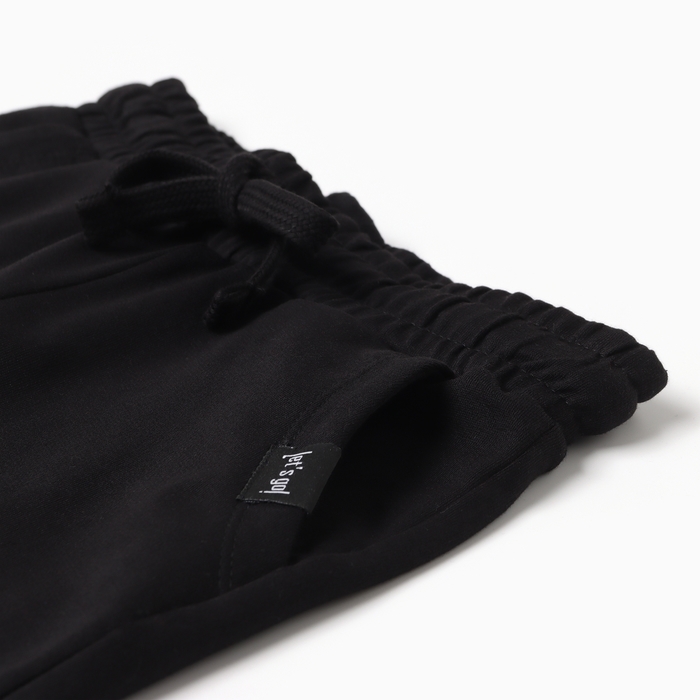 Комплект детский (футболка, шорты), цвет чёрный, рост 146 см Комплект детский (футболка, шорты), цвет чёрный, рост 146 см