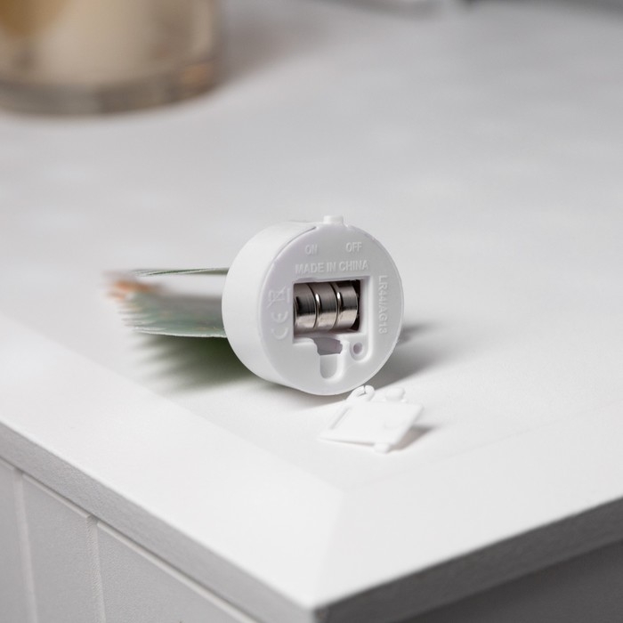 Световая картинка на подставке &laquo;Ёлочка&raquo; 11 см, батарейки, свечение тёплое белое