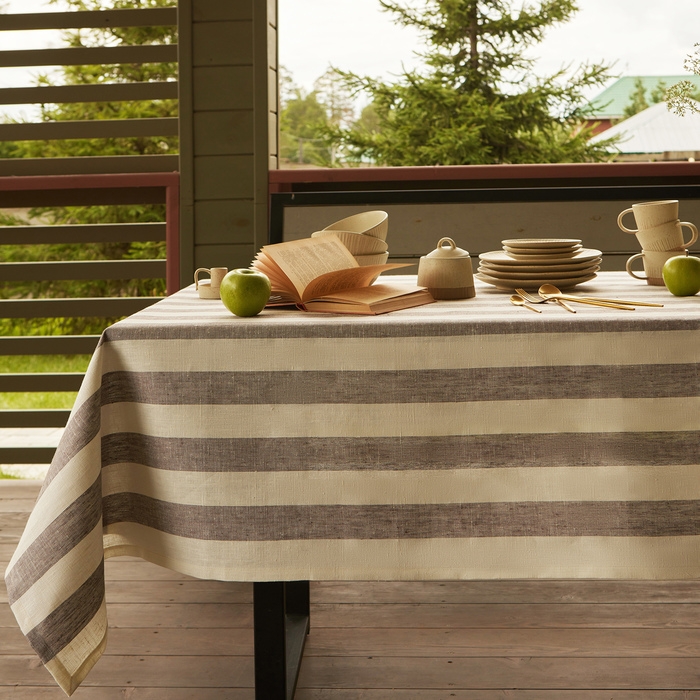 Скатерть SL HOME  "Strictly" 220х140см, лен 100%, 260 гр/м2