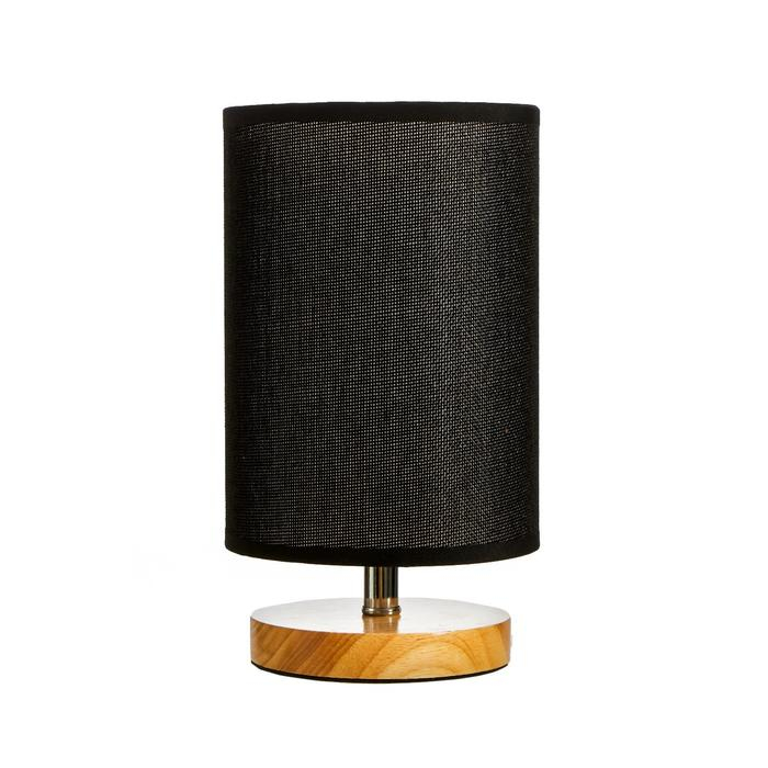 Лампа настольная 16494/1BK E27 40Вт черный 13,5х13,5х28 см RISALUX