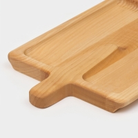 Доска - блюдо для подачи сервировочная Adelica &laquo;Лопата&raquo;, 25&times;16,7&times;1,8 см, пропитано минеральным маслом, берёза