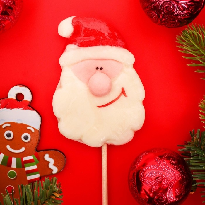 Новый год. Леденец Санта 30г Новый год. Леденец Санта 30г