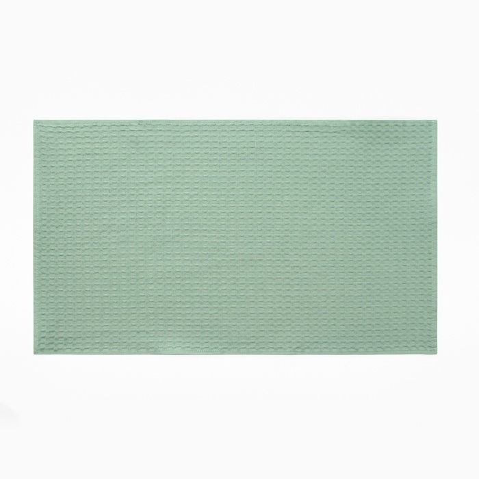 Набор кух.полотенец "Доляна" сер,зел, беж 35х60см-3шт., 100% хл, крупная вафля, 220 гр/м2