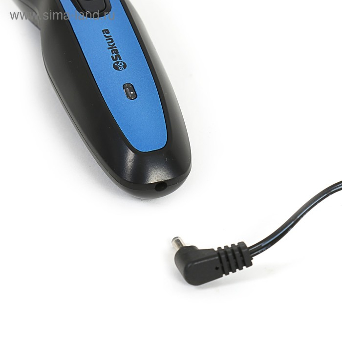 Триммер для волос Sakura SA-5523BL, 10 насадок, АКБ, чёрно-синий Триммер для волос Sakura SA-5523BL, 10 насадок, АКБ, чёрно-синий