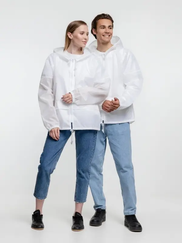 Дождевик Kivach Promo белый, размер L