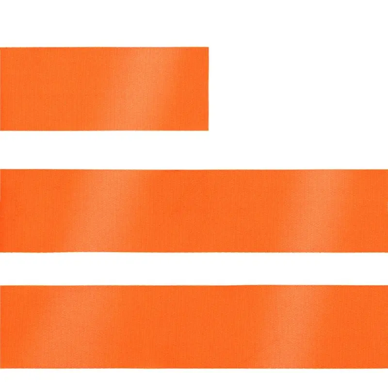 Лента сатиновая Satin 20 XXL, оранжевая, 230 см