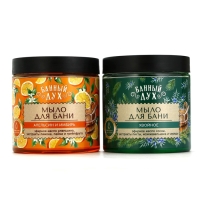 Подарочный набор БАННЫЙ ДУХ &laquo;С Новым Годом&raquo;, густое мыло для бани, 2х450 мл, Новый Год