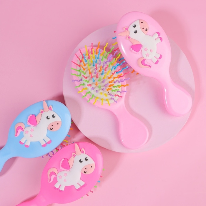 Расчёска - мини массажная, 6 × 14,5 см, рисунок МИКС Расчёска - мини массажная, 6 × 14,5 см, рисунок МИКС