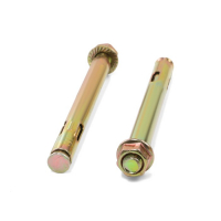 Анкерный болт ЛОМ, с гайкой, оцинкованный, 12х129 мм, 40 шт