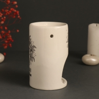 Аромалампа керамика "После ночи всегда наступает рассвет" белая 7,2х7,2х11,6 см Аромалампа керамика "После ночи всегда наступает рассвет" белая 7,2х7,2х11,6 см