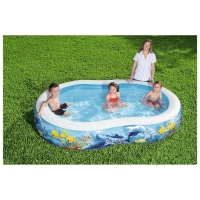 Бассейн надувной &laquo;Подводный мир&raquo;, 262 х 157 х 46 см, от 3 лет, 54118 Bestway