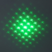 Указка лазерная 12 + 1 насадки от 2 х ААА 7,7х21 см