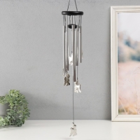 Музыка ветра металл, дерево "Ангелочки" 5 трубок 60х9х9 см Музыка ветра металл, дерево "Ангелочки" 5 трубок 60х9х9 см