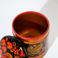 Кадочка, средняя, 9×14 см, хохлома, микс Кадочка, средняя, 9×14 см, хохлома, микс