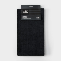 Тряпка для пола Raccoon, 220 г/м&sup2;, 60&times;80 см, микрофибра, ультразвуковая обработка края, 2 шт, цвет черный