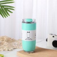 Термокружка, 440 мл, Путешествие, сохраняет тепло до 6 ч, бирюзовая Термокружка, 440 мл, Путешествие, сохраняет тепло до 6 ч, бирюзовая