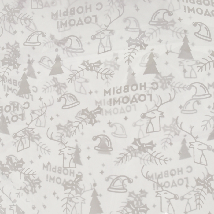 Пакет Пакет "Подарочный", с жестким дном, микс, 14 х 22 х 55 см