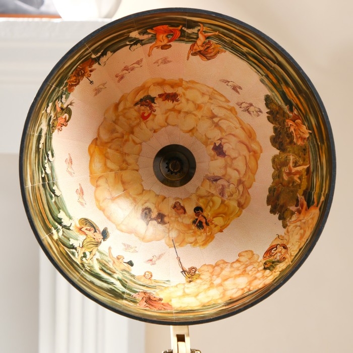 Глобус бар декоративный "Карта странника" белый 38х33х48 см