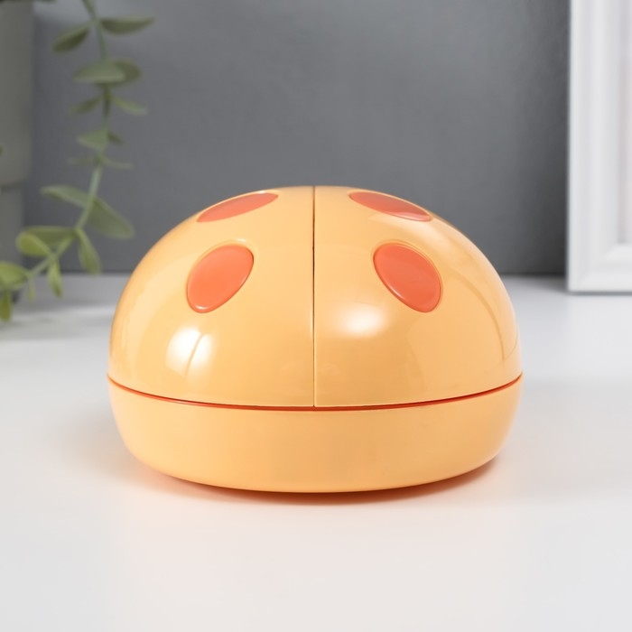 Шкатулка музыкальная механическая Шкатулка музыкальная механическая "Божья коровка" жёлтая 12х15х8,5 см