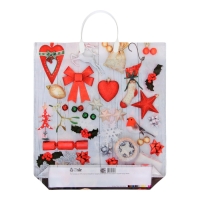 Новый год. Пакет "Коллаж сталь", полиэтиленовый с пластиковой ручкой, 44 х 40 см. Новый год. Пакет "Коллаж сталь", полиэтиленовый с пластиковой ручкой, 44 х 40 см.