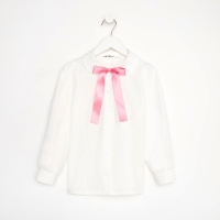 Рубашка детская KAFTAN, размер 32 (110-116 см), цвет белый