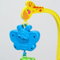 Мобиль музыкальный на кроватку «Бабочка. Малыш зоо», заводной, Крошка Я Мобиль музыкальный на кроватку «Бабочка. Малыш зоо», заводной, Крошка Я