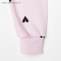 Комплект: джемпер, брюки Крошка Я "Cute", розовый, рост 68-74 см Комплект: джемпер, брюки Крошка Я "Cute", розовый, рост 68-74 см