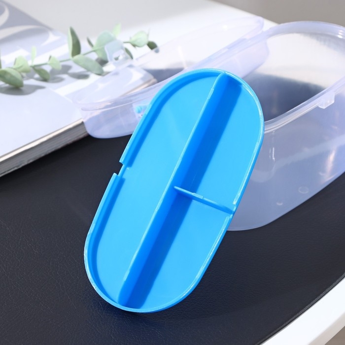 Органайзер для хранения со вставкой, 15&times;7,5&times;10 см, цвет МИКС