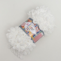 Пряжа "Puffy fine" 100% микрополиэстер 14,5м/100г (55 белый) Пряжа "Puffy fine" 100% микрополиэстер 14,5м/100г (55 белый)