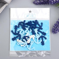 Декор для творчества дерево "Якорь" (набор 20 шт) 13х10 см Декор для творчества дерево "Якорь" (набор 20 шт) 13х10 см