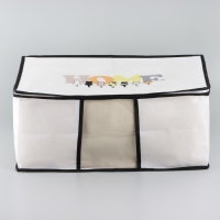 Органайзер для хранения белья, кофр с pvc-окном &laquo;HOME&raquo;, 43 х 28,5 х 20 см.