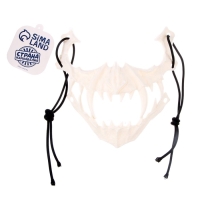 Маска «Челюсть дракона», цвет белый Маска «Челюсть дракона», цвет белый