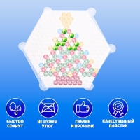 Новый год! Аквамозаика &laquo;Снеговик с ёлкой&raquo;, магниты, 4 фигурки, 306 шариков