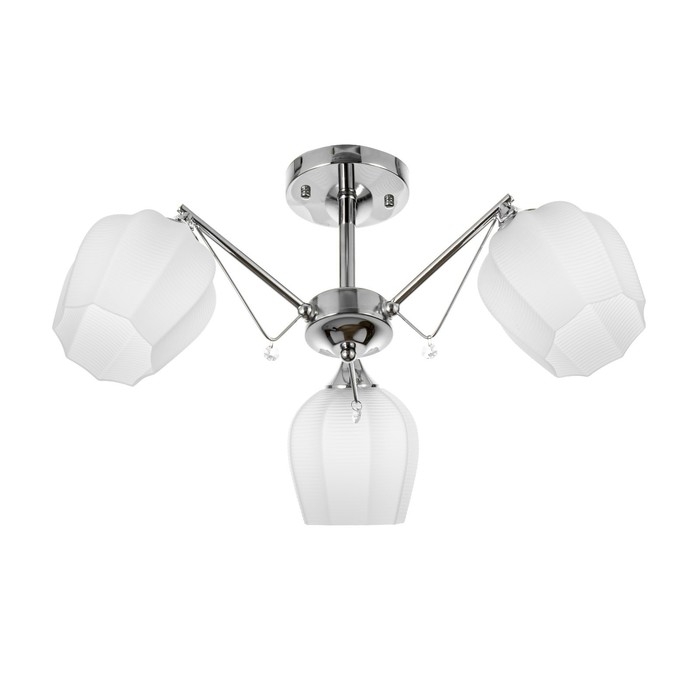 Люстра "Миранда" 3хЕ27 40Вт хром 59х59х26см BayerLux