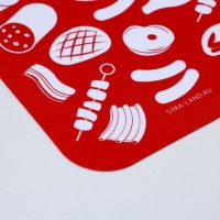 Доска разделочная, набор 4 шт., пластик &laquo;Ассорти&raquo;, 30х20 см