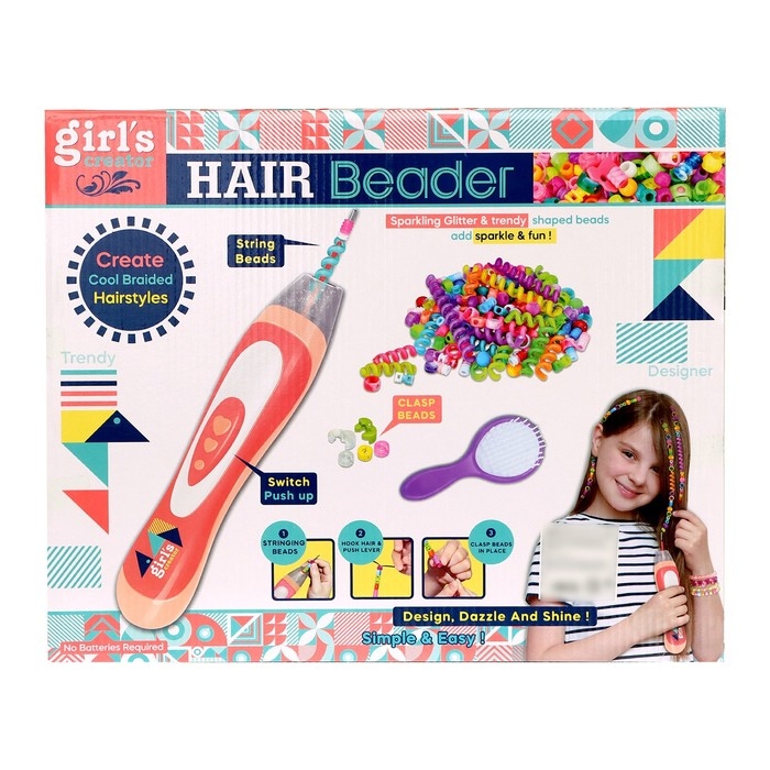 Набор парикмахера &laquo;Креатив&raquo; с аксессуарами для волос + аппарат для плетения