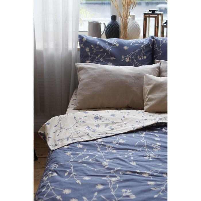 Постельное белье Этель 1.5 сп &laquo;Flowers&raquo; 143*215 см,150*214 см, 70*70 см - 2 шт.