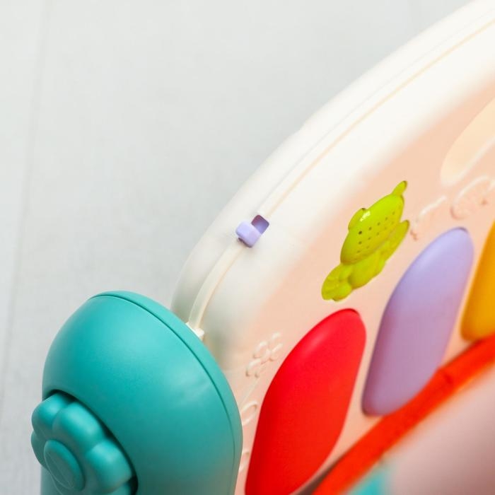 Развивающий коврик &laquo;Игра малыша&raquo;, с пианино, круглый, голубой