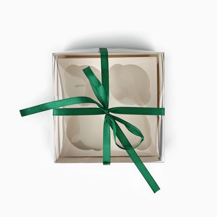 Коробка для капкейка &laquo;Настоящему герою&raquo;, 16 &times; 16 &times; 7,5 см