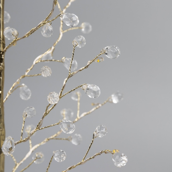 Светодиодный куст «Капли росы» 45 см, 24 LED, батарейки AAx3 (нет в комплекте), свечение тёплое белое Светодиодный куст «Капли росы» 45 см, 24 LED, батарейки AAx3 (нет в комплекте), свечение тёплое белое