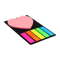 Набор Блок-закладки с липким краем пластик 20л*5 цветов флуор, 45*12мм, блок 30л, 70*70 мм Набор Блок-закладки с липким краем пластик 20л*5 цветов флуор, 45*12мм, блок 30л, 70*70 мм