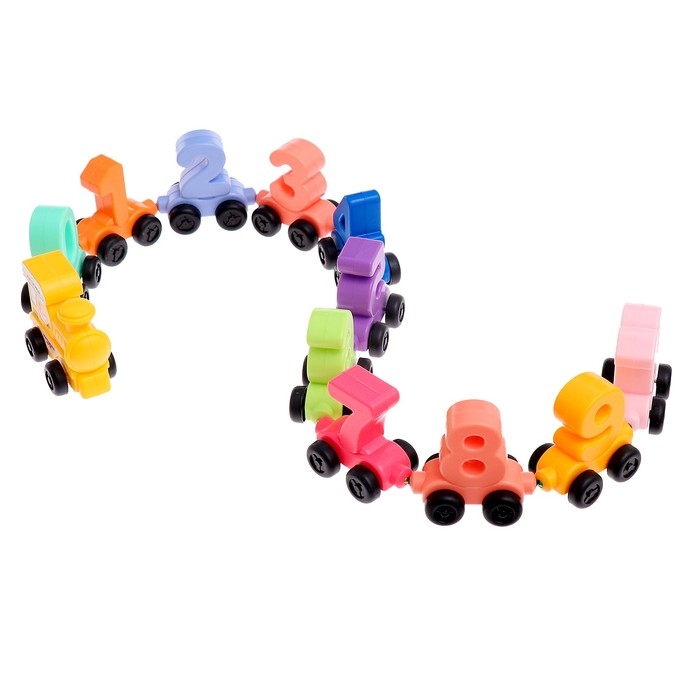 Паровоз «Числовой поезд», учимся считать, 11 цифр на магнитах Паровоз «Числовой поезд», учимся считать, 11 цифр на магнитах