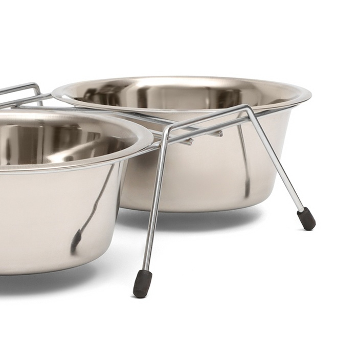 Набор из 2 мисок на подставке, 2 х 800 мл Набор из 2 мисок на подставке, 2 х 800 мл